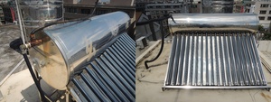 玄鼎真空管太陽能熱水器維修改善-更換熱水管路後水量變大 透氣管、連接管更換